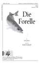 Die Forelle Unison choral sheet music cover